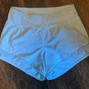 Lululemon White Shorts